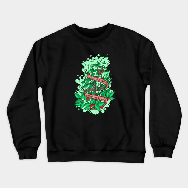 Strawberries Crewneck Sweatshirt by quakeandquiver